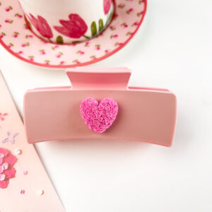 PU10.5cm square-love pink / Plastic/Resin