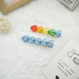 Color + Blue duckbill clip set