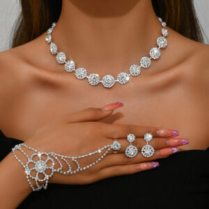 918+992 necklace+earrings+hand chain