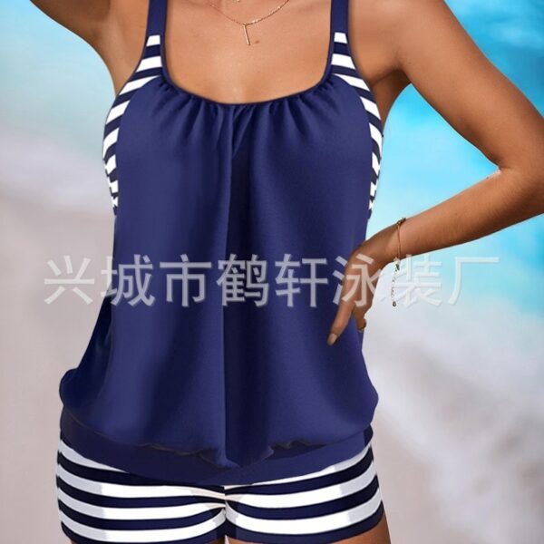 Wholesale Printed Boxer Plus Size Bikini Polyester Swimwear