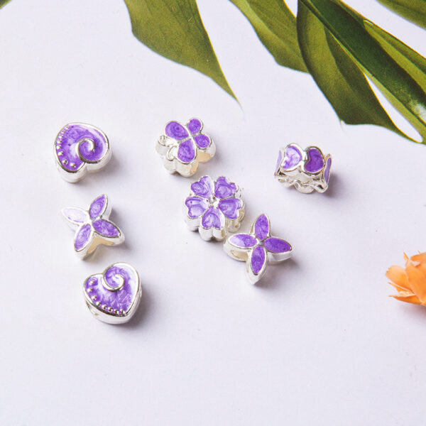 O1CN01lxLo6q1a5pRdTN4JJ_2211228053279-0-cib Wholesale Oil Drip Heart Butterfly Big Hole Bright Colorful Beads