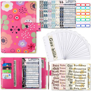 UV snap-flower-rose red (zipper bag 12 small floral budget card 12 flower English stickers 4 24 stickers 1 rose gold pen 1)