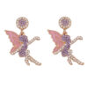 O1CN01m08QBz1gFnuARTA4X_2213748334113-0-cib Wholesale Diamond Forest Elf Zinc Alloy Earrings
