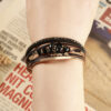 O1CN01m0ERA81iSkIvCn067_3527034412-0-cib Wholesale Boho Style Natural Stone Beaded Leather Magnetic Bracelet