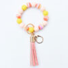 O1CN01m35q431N8Ul3htfZ6_2508931525-0-cib-1 Wholesale Silicone Bead PU Tassel Wrist Keychain