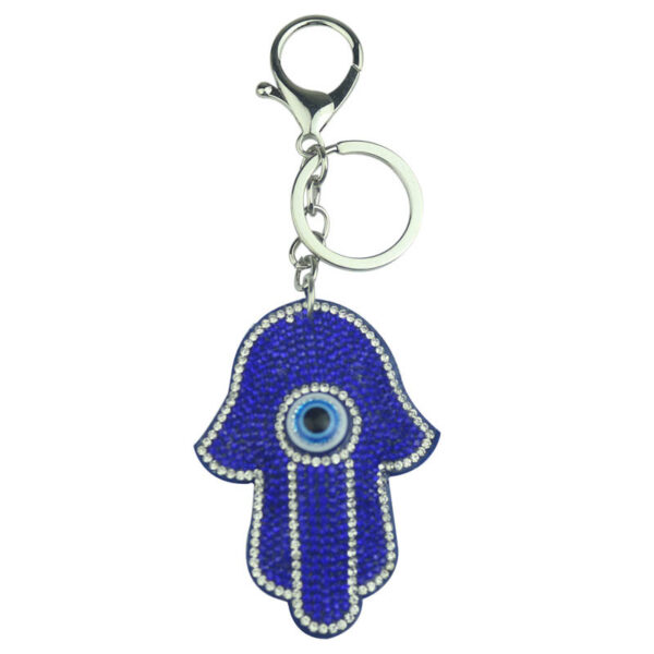 O1CN01m3JQjn1a87eiDo22s_2214423013284-0-cib Wholesale Rhinestone Diamond Hand of Patima Keychain