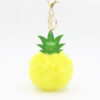 Wholesale Polyester Pineapple Fur Ball Keychain