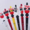 Wholesale Cartoon Pattern Mother Series Silicone Beaded Ballpoint Pen