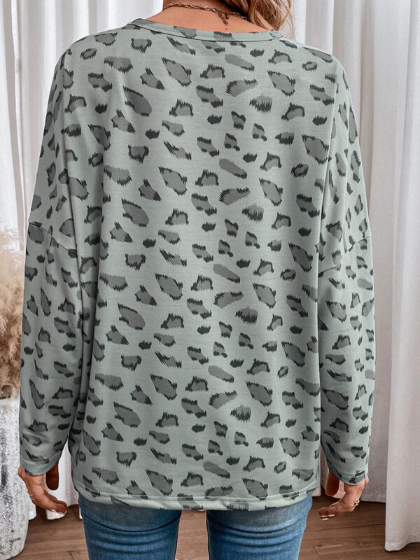 O1CN01m67dZP1gO31kp9QNC_945474131-0-cib Wholesale 2023 Autumn New Casual Round Neck Leopard Print Sweatshirt Women's Loose Long Sleeve Pullover