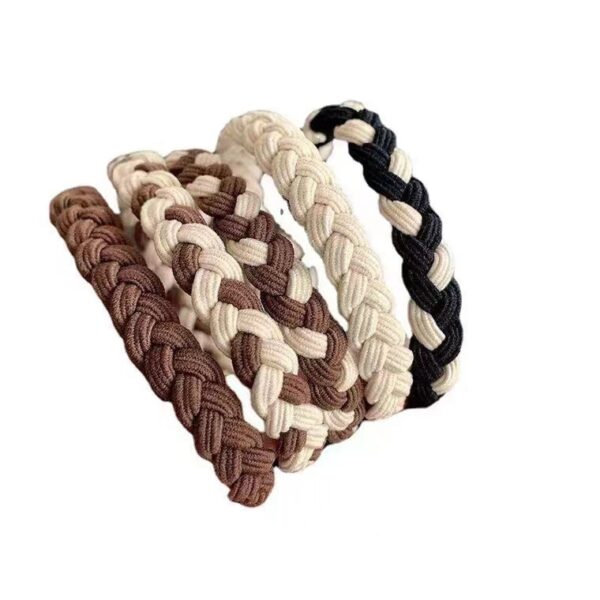 O1CN01m7YCYk23pk3DIF1eh_2208297407305-0-cib Wholesale Milk Coffee Color Simple High Elastic Fabric Hair Scrunchies
