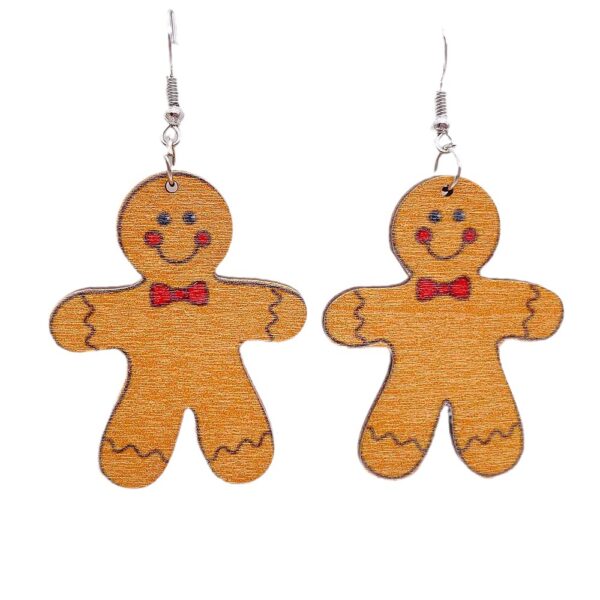 O1CN01m7vqtK2CFre5iwMMk_2207539588445-0-cib Wholesale Christmas Gingerbread Man Christmas Tree Santa Claus Wooden Earrings