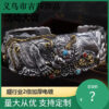 O1CN01m8anfB2LNxQWlxGTG_2207619309681-0-cib Wholesale Pixiu Wide Version Hand-Carved Rich Opening Metal Bracelet