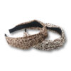 Wholesale Wide Edge Leopard Print Fabric Hair Bands