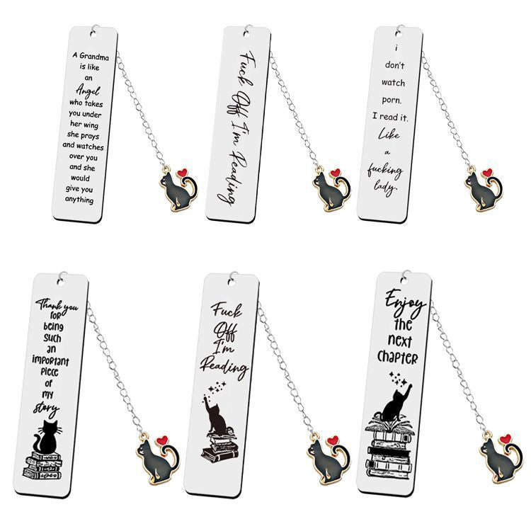 Wholesale Engraved Stainless Steel Bookmarks