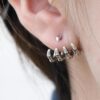 Wholesale Gothic Halloween Retro Skull Alloy Earrings