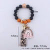 Wholesale Mother's Day Tassel Bracelets with Silicone Keychains