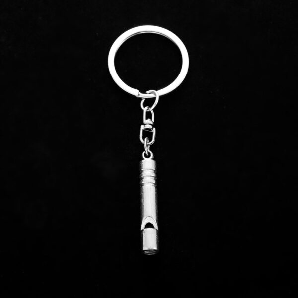 Wholesale Outdoor Life-saving Supplies Whistle Keychain