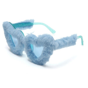 Flash blue frame blue fluff