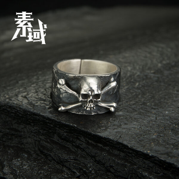 Wholesale Vintage Goth Theme Skull Alloy Rings