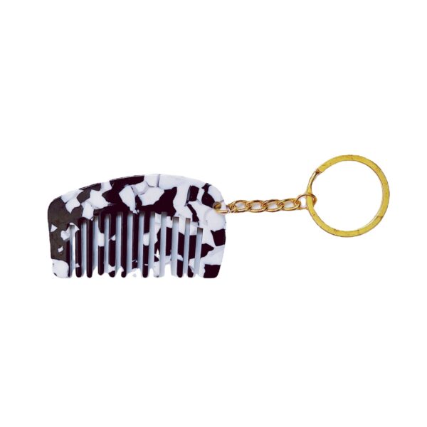 Wholesale Acetate Sheet Mini Comb Keychain