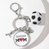 Wholesale Metal Mother's Day Father's Day Graduation Season Football Keychain