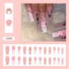 Wholesale Plastic Shiny Diamond Wearable Nails