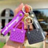 Wholesale Silicone Beach Hole Bag Keychain