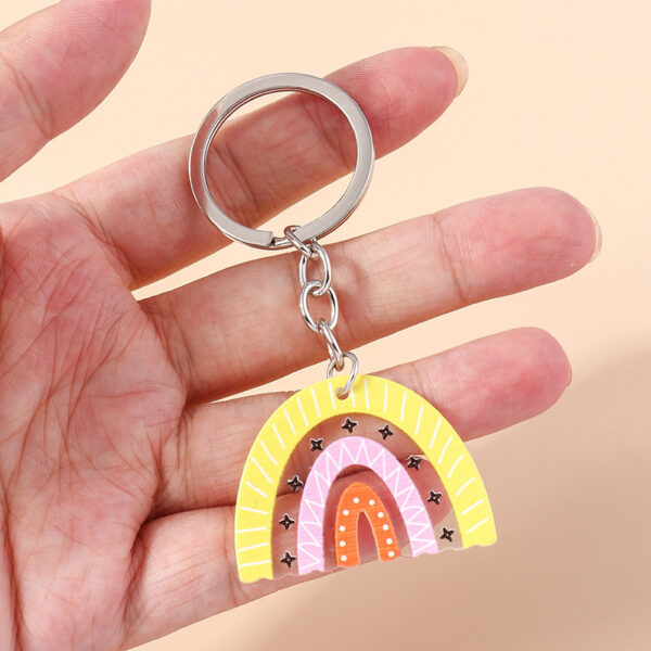 O1CN01mNRBKR2KzDhopZwFt_2211051639627-0-cib Wholesale Acrylic Rainbow Keychain