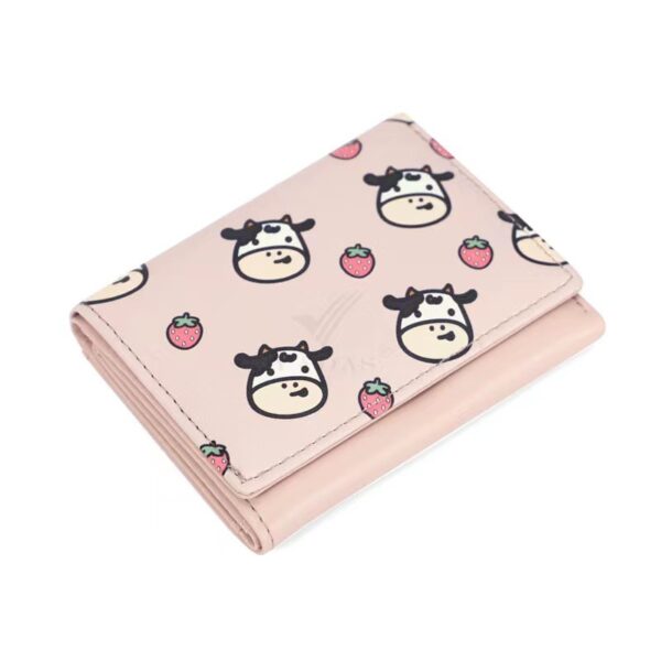 Wholesale Multi-card Slot Short Mini PU Leather Coin Purse