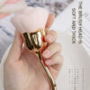 Wholesale Rose Flower Large Soft Bristle Makeup Brush