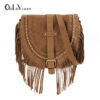 Wholesale PU Ethnic Style Large Capacity Tassel Bags