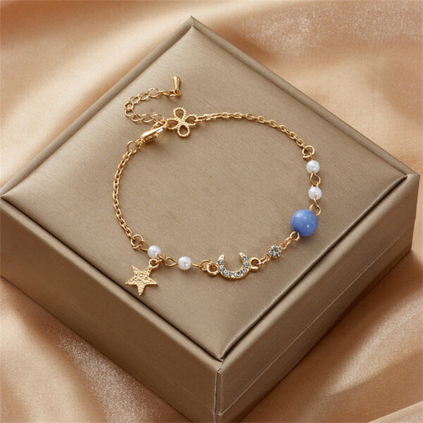 Wholesale Sun Moon Star Pearl Bracelet