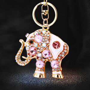 A165 Crystal Elephant Pink / Single OPP bag packaging