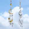 Wholesale Suncatcher Moon Star Crystal Sun Decoration