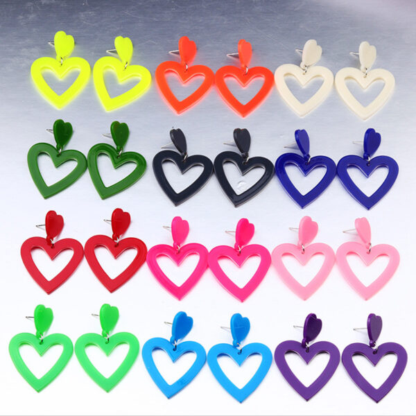 O1CN01mWNYBW1T3M5XJFVBI_2677772326-0-cib Wholesale Valentine's Day Love Acrylic Earrings