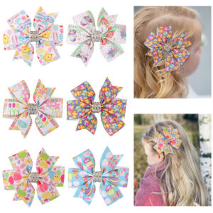 Wholesale Easter Bunny Cloth Hair Scrunchies