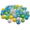 Wholesale 50PCS/Pack 20MM Mixed Color Acrylic Beads Bubblegum Beads