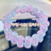 Wholesale Gradient Ice Crack Beads Beading Glass Bracelet