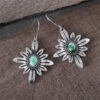 O1CN01map3xL2Lo3o3Fcgbf_2216053279738-0-cib Wholesale Fashion Bohemian Style Turquoise Daisy Flower Earrings