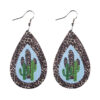 O1CN01mb1Hmu1ftMSiBKqLv_3172764064-0-cib Wholesale Water Drop Guitar Leopard Cactus Leather Earrings