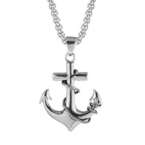 Large anchor + stainless steel chain