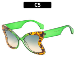 C5-hawksbill green frame/green yellow film