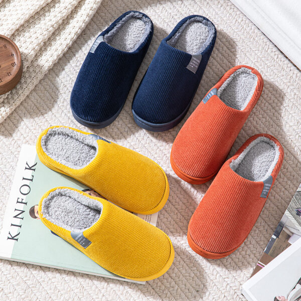 Wholesale Plush Thick Bottom Winter Non-slip Slippers