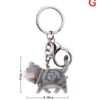 Wholesale Metal Cat Keychains
