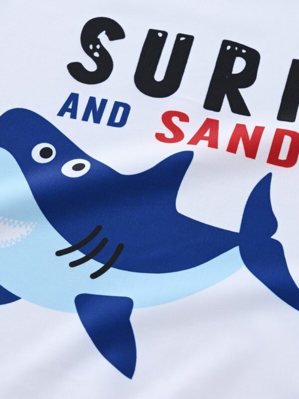 Wholesale baby split five points swimming trunks kids Swimwear