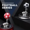 Wholesale Zinc Alloy Solar Suspended Rotating Football Metal Aromatherapy Ornaments