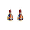 Wholesale Contrast Color Oil Drop Earrings