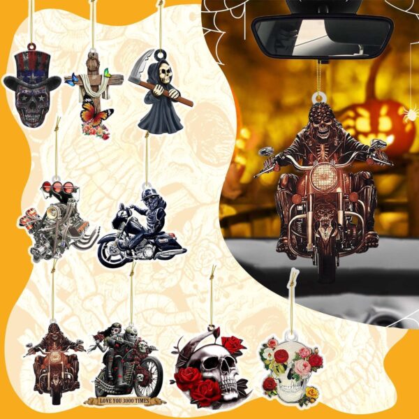 Wholesale New Horror Skeleton Zombie Gnome Halloween Car Backpack Pendant