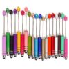 Wholesale Beadable Pnes Colorful Gradient Stylus Pen DIY Plastic Pen