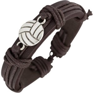 Brown rope + Volleyball